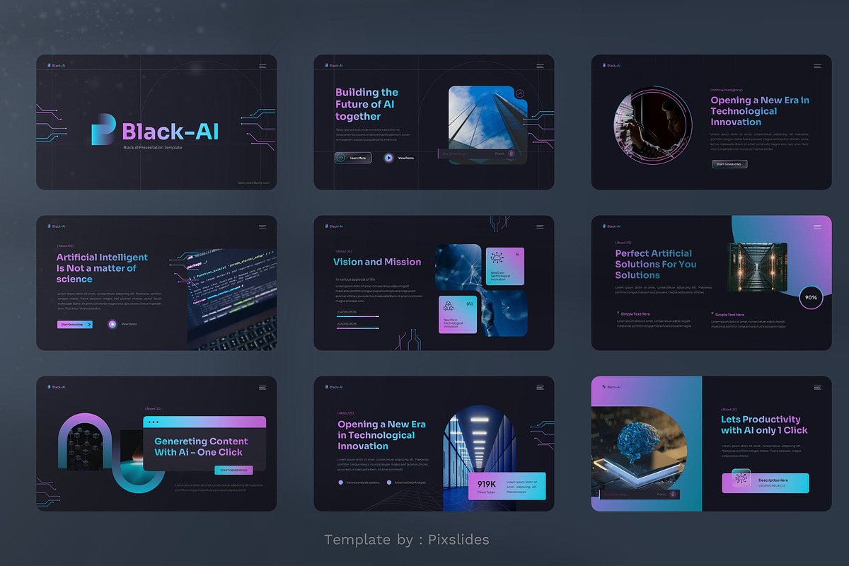 Artificial Intelligence Keynote, a Presentation Template by Pixslides (Photo 2 of 5)