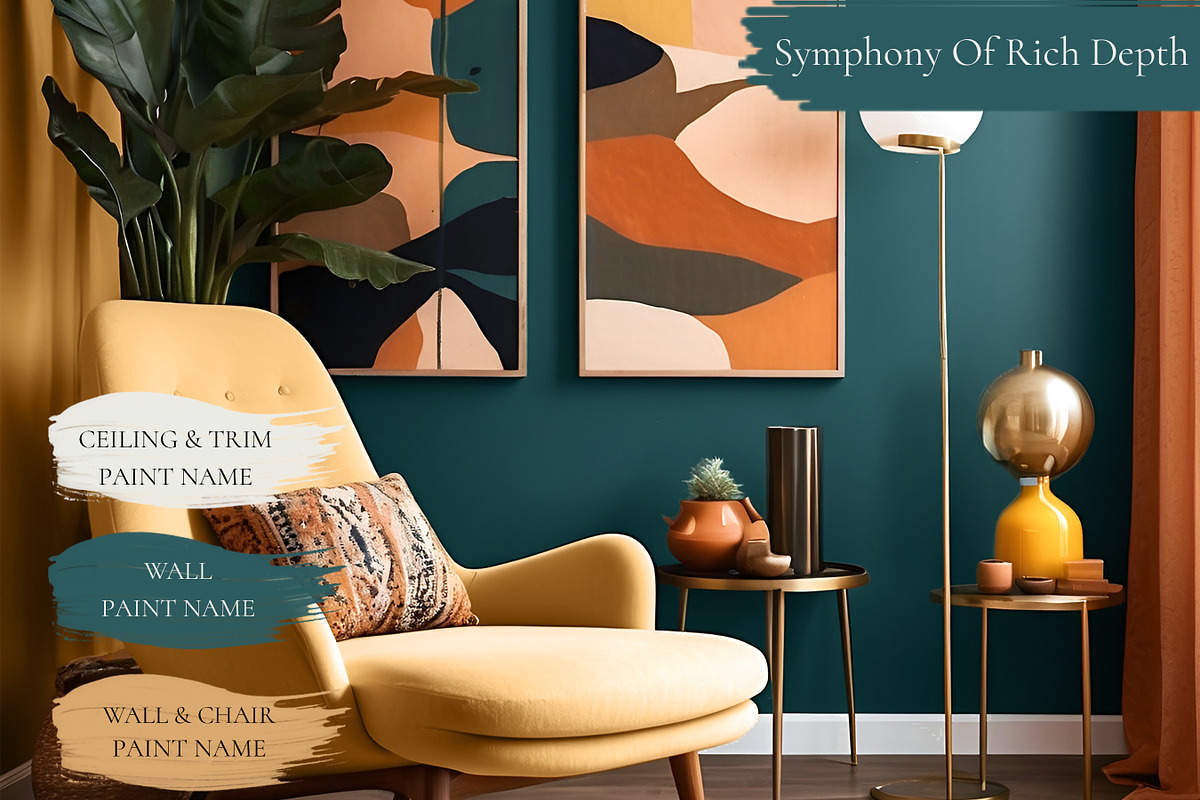 Behr Mid Century Modern Paint Colors, a Presentation Template by CONCEPT COLORS (Photo 5 of 9)