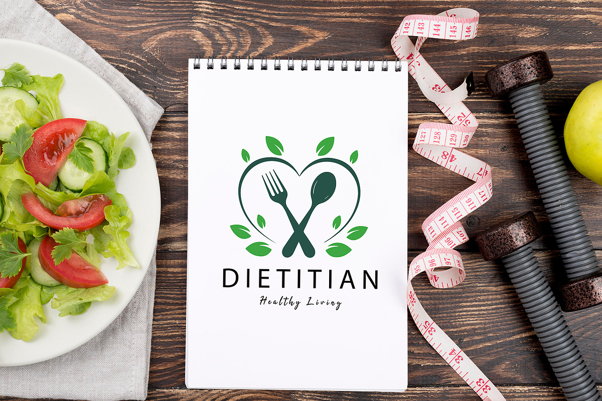 Modern Dietitian Logo Design, a Branding & Logo Template by YUDesignStore (Photo 2 of 6)