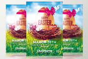 Happy Easter - Psd Flyer Template, a Poster Template by Rome B Creation (Thumbnail 1 of 3)