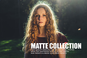 10 Matte Tone PS Action & Camera RAW, an Action Add-On by Creativetacos