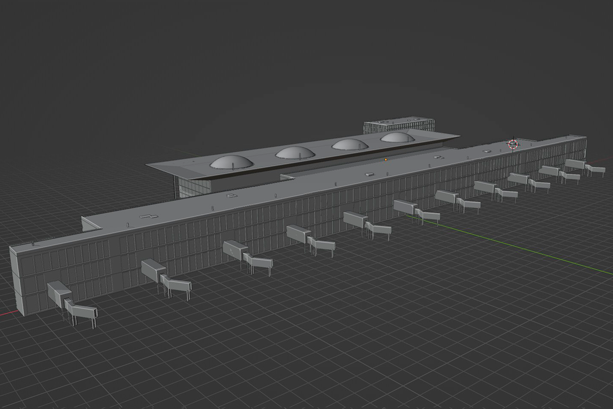 Skyport One International Airport 3D, an Architecture 3D Model by Casa Mandarina (Photo 3 of 5)
