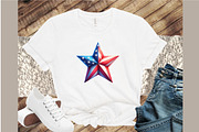 American Patriotic Star Clipart, an Illustration by Sublimation Artist (Thumbnail 4 of 6)