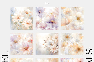 Pastel Florals Backgrounds