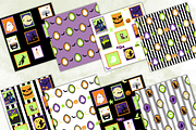 Halloween Stamp Seamless Pattern, a Graphic by Paper & Pattern Studio (Thumbnail 2 of 9)