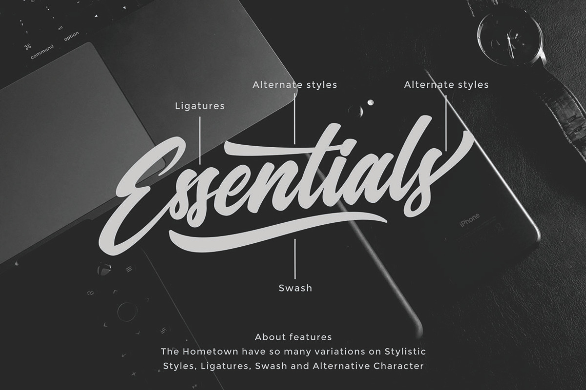 The Hometown Script, a Script Font by TVartworks (Photo 5 of 7)
