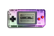Retro Gaming Console Mockup, a Device Mockup by Design Squad (Thumbnail 4 of 4)