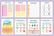 Summer Activity Book for Kids, a Stationery Template by Designmela01 (Thumbnail 2 of 6)