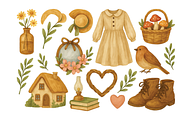 Cottagecore Autumn Collection, an Object Graphic by RT Studio (Thumbnail 2 of 4)