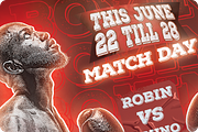 Boxing Sport Flyer, a Flyer Template by regalDRAW (Thumbnail 1 of 4)