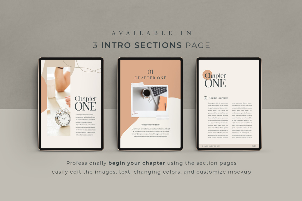 eBook for eCourse Tutor | CANVA PS, a Magazine Template by Eviory (Photo 18 of 24)