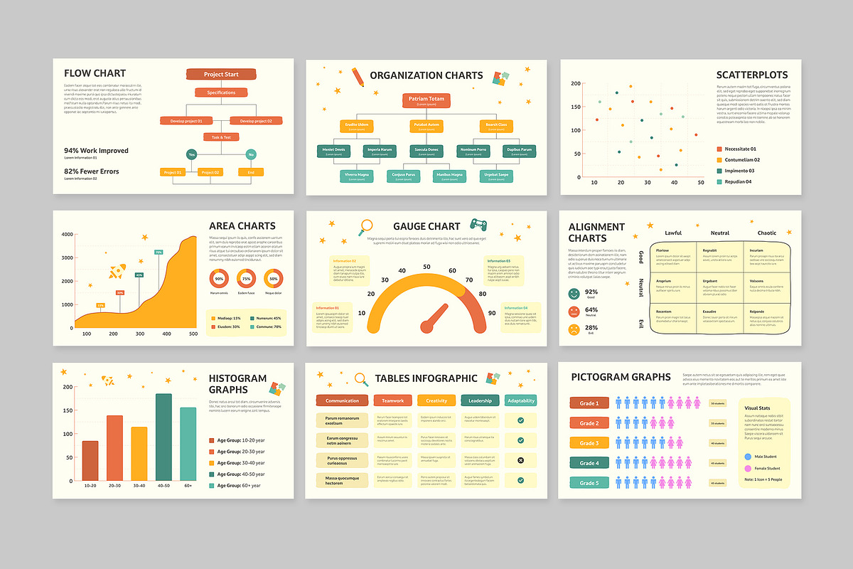 Education Infographic Template Set, a Presentation Template by BrandPacks (Photo 4 of 6)