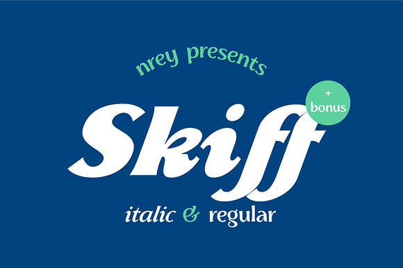 Skiff italic & regular preview 7
