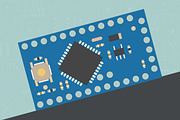 Arduino vector, an Illustration by PixelGlobe (Thumbnail 2 of 3)
