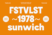 Tucan Bold Retro Typeface, a Sans Serif Font by GRVS Studio (Thumbnail 3 of 4)