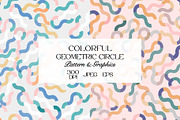 Colorful Geometric Circle Pattern, a Pattern Graphic by StudioGlouna (Thumbnail 1 of 9)