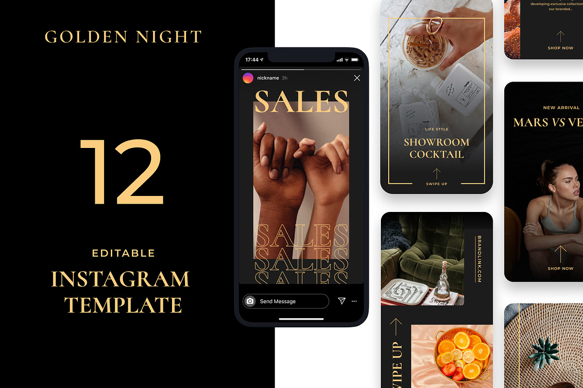 Instagram stories - Brand template, a Marketing Template by Willam's House (Photo 1 of 2)