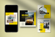 Travel Instagram Post and Story, a Social Media Template by graphicook (Thumbnail 3 of 5)