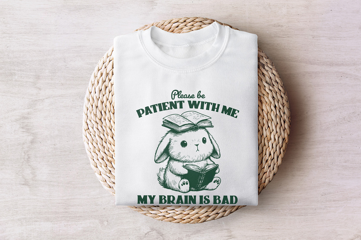 Bad Brain PNG, Retro Mental Health, an Illustration by SharpMarketplace (Photo 7 of 9)