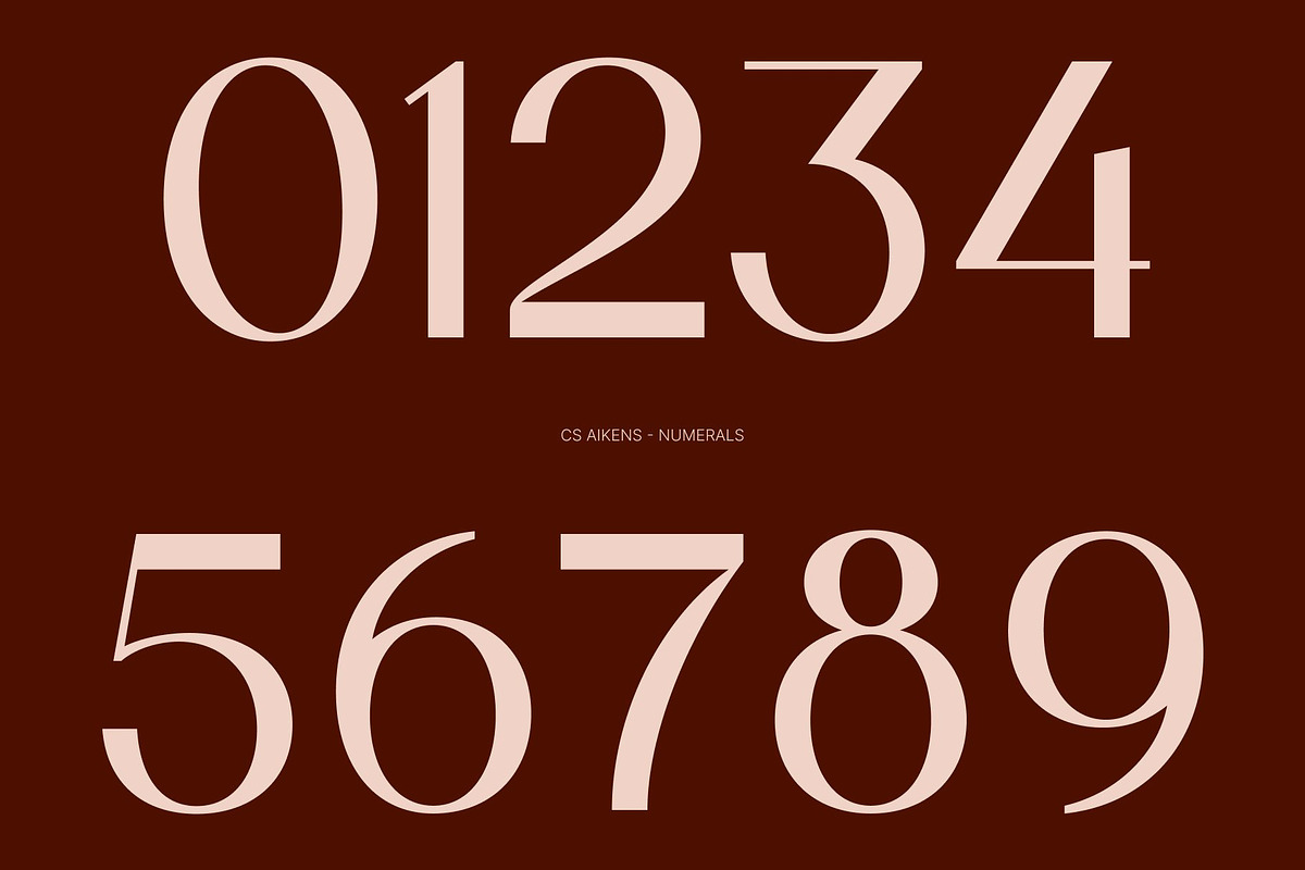 CS Aikens – Elegant Sans Serif, a Sans Serif Font by Craft Supply Co. (Photo 5 of 8)