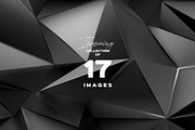BLACK GEOMETRIC BACKGROUND, a Background Graphic by Sophico (Thumbnail 5 of 5)