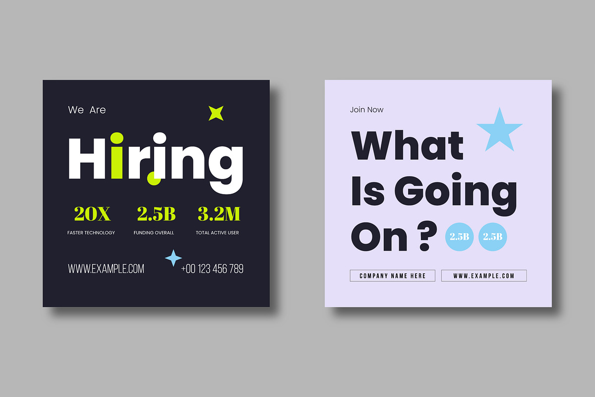 We Are Hiring Social Media Post, a Social Media Template by MightyDesign (Photo 3 of 7)
