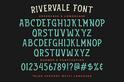 Rivervale Font, a Font by Letterhend Studio (Thumbnail 8 of 9)