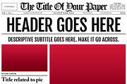 Old Style Newspaper Template, a Magazine Template by Newspaper Templates (Thumbnail 2 of 11)