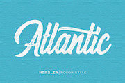 Hersley Typeface, a Script Font by Secondivison Supply (Thumbnail 2 of 7)