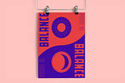 Modern Yin Yang: Balance Poster, a Poster Template by Ninos Mandala (Thumbnail 1 of 2)