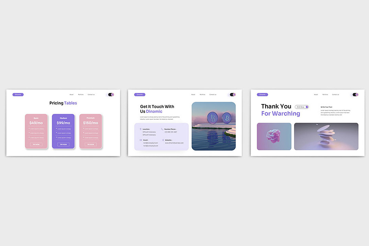 Dinamic Powerpoint-G Slide Template, a Presentation Template by TypeMakers (Photo 3 of 5)