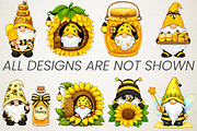 Cute Bee Gnome Sublimation Clipart, an Illustration by RobertsArt (Thumbnail 3 of 5)