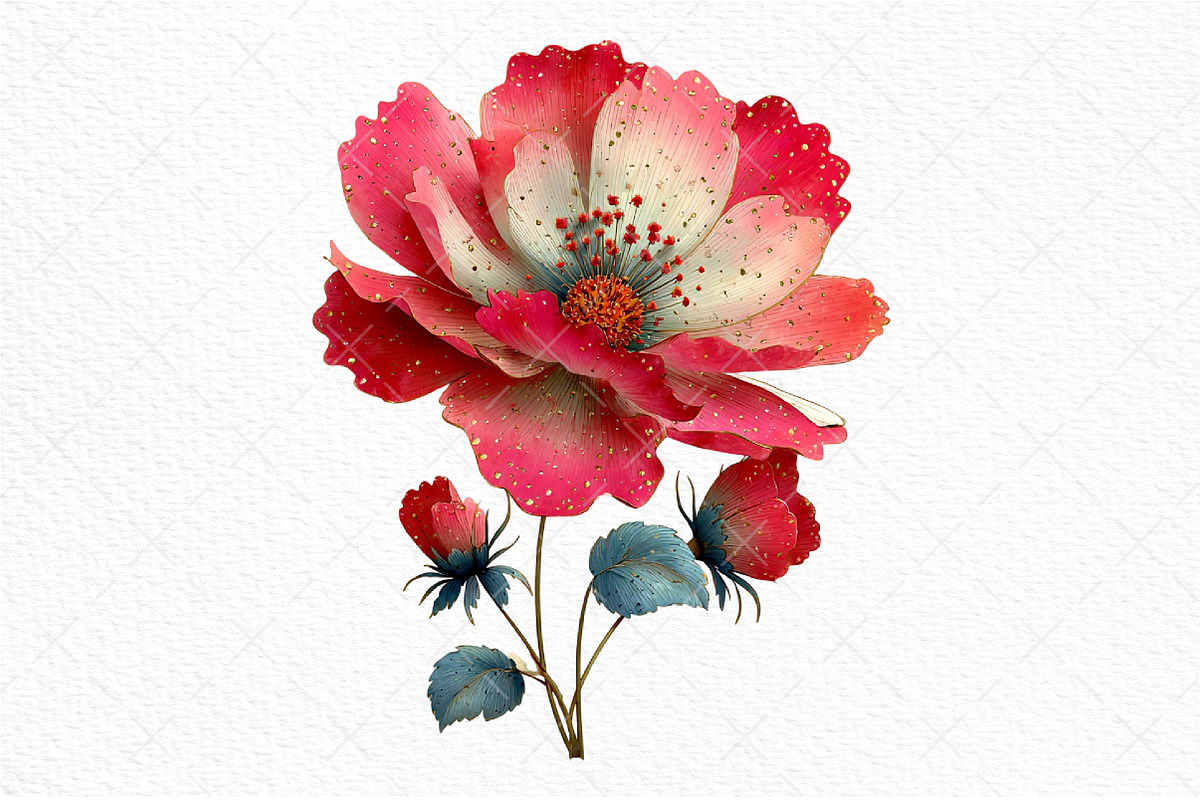 Spring Cosmos Flower Clipart Png, an Illustration by Craft Nest (Photo 10 of 11)