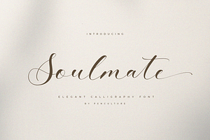 Soulmate - Elegant Calligraphy Font