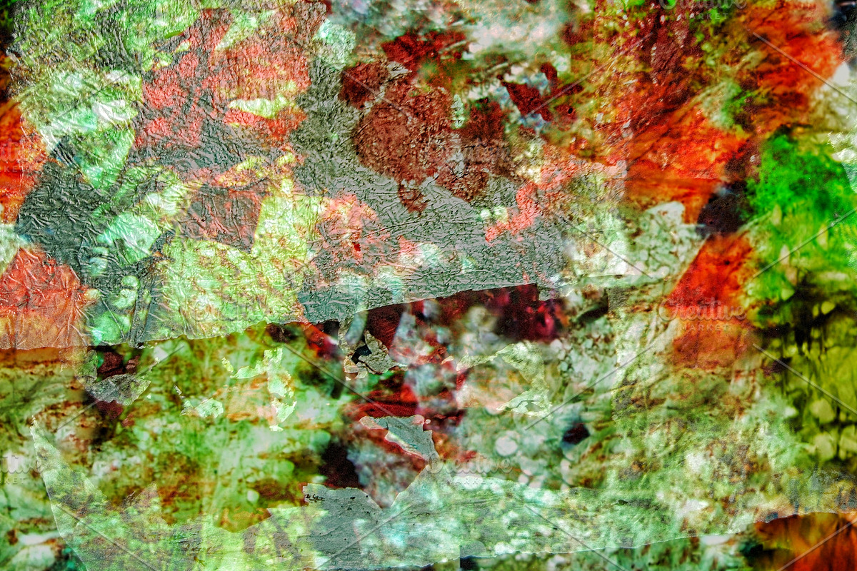 Double exposure green abstract image, an Abstract Photo by Manis recycle abstract (Photo 2 of 2)