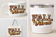 Fall Vibes PNG Autumn Quote, an Object Graphic by Digi_Design_World (Thumbnail 3 of 4)