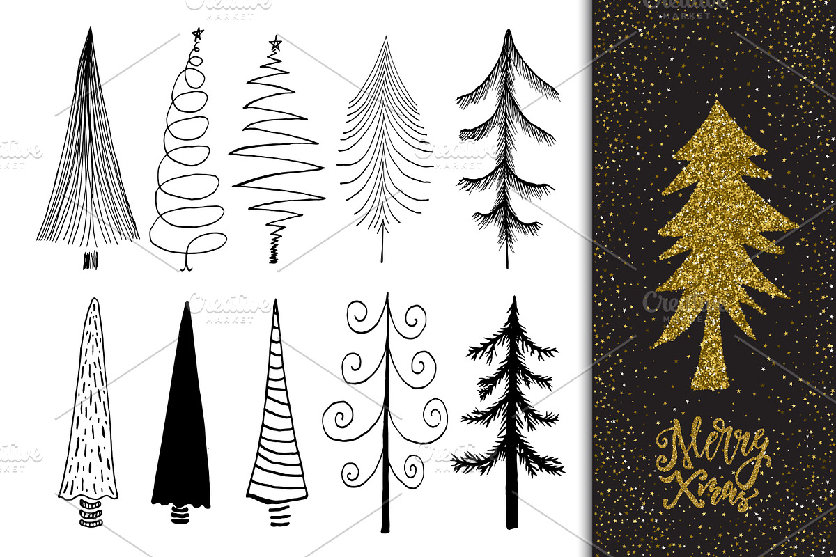 Christmas Procreate Stamp Brushes, a Brush Add-On by OlgaRom (Photo 9 of 16)