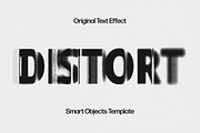 Fading Distortion Text Effect, a Layer Style Add-On by Design Squad (Thumbnail 1 of 6)