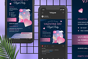 Valentine Night Party Flyer, a Flyer Template by Annora Studio (Thumbnail 2 of 4)