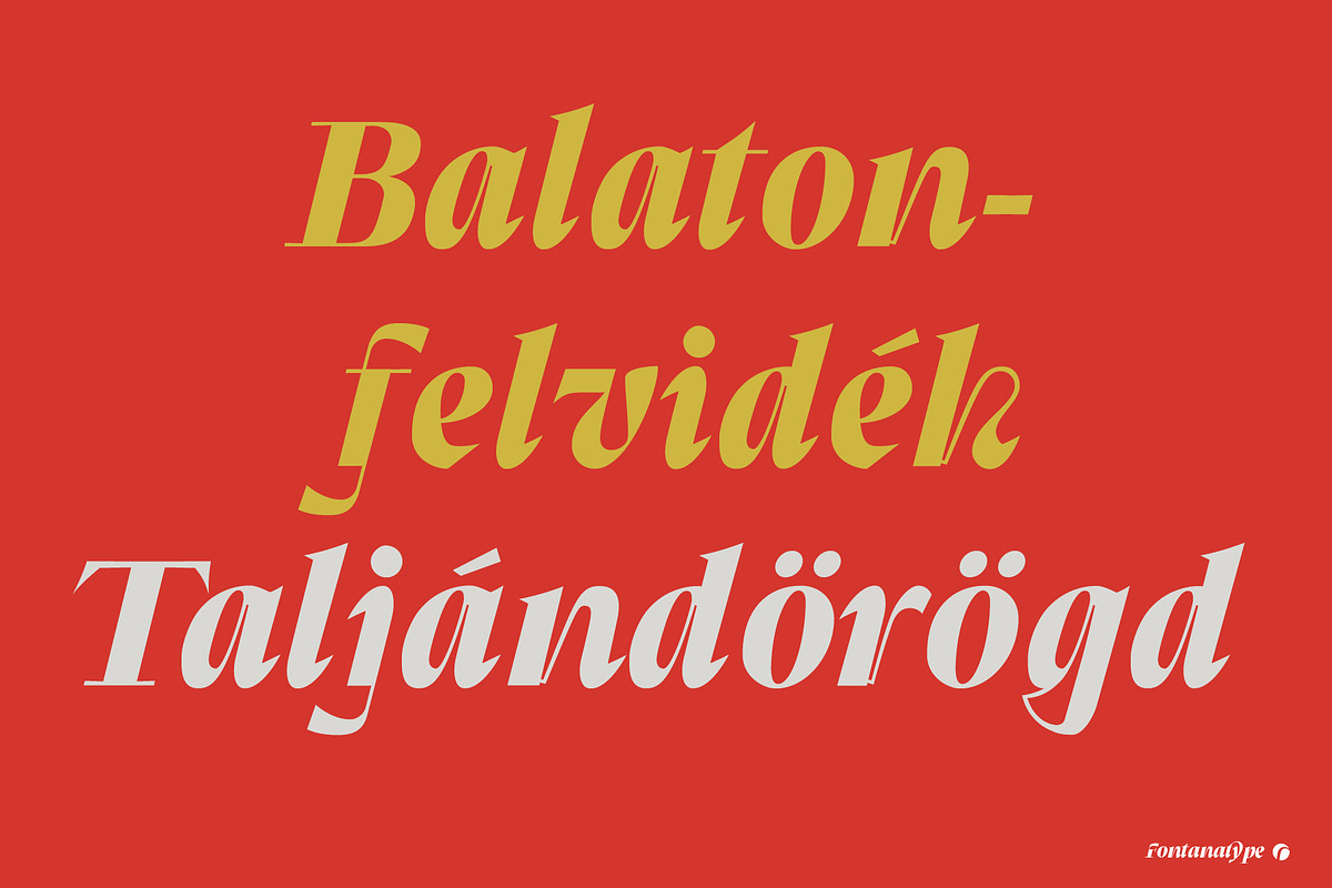 Badacsony, a Font by Fontanatype (Photo 5 of 14)