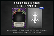 Trading Card Game Template - Kingdom, an Illustration by Heavtryq Design (Thumbnail 1 of 3)