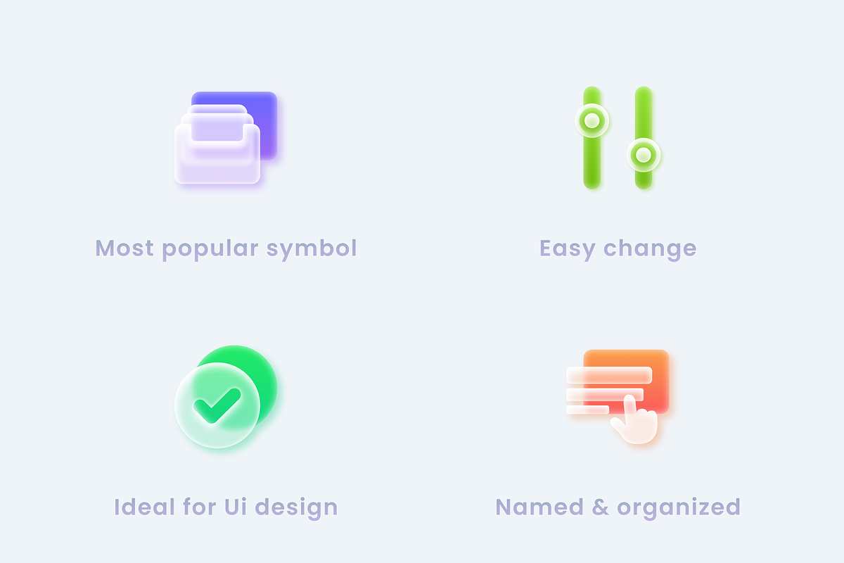 Frosted Glass Icons Set, an Icon by Amazing Custom Icons (Photo 4 of 8)