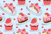 Bakery offers a variety of sweet, a Food Illustration by okskukuruza (Thumbnail 3 of 3)