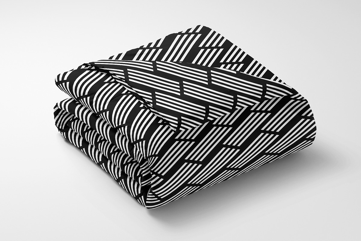 Geometric Optical Stripes, a Pattern Graphic by MalyskaStudio (Photo 2 of 11)