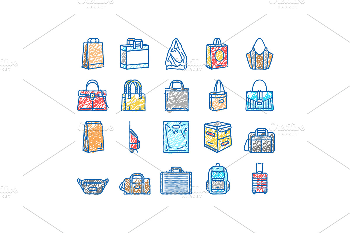Bag For Carry Products And Goods, an Object Illustration by pikepicture