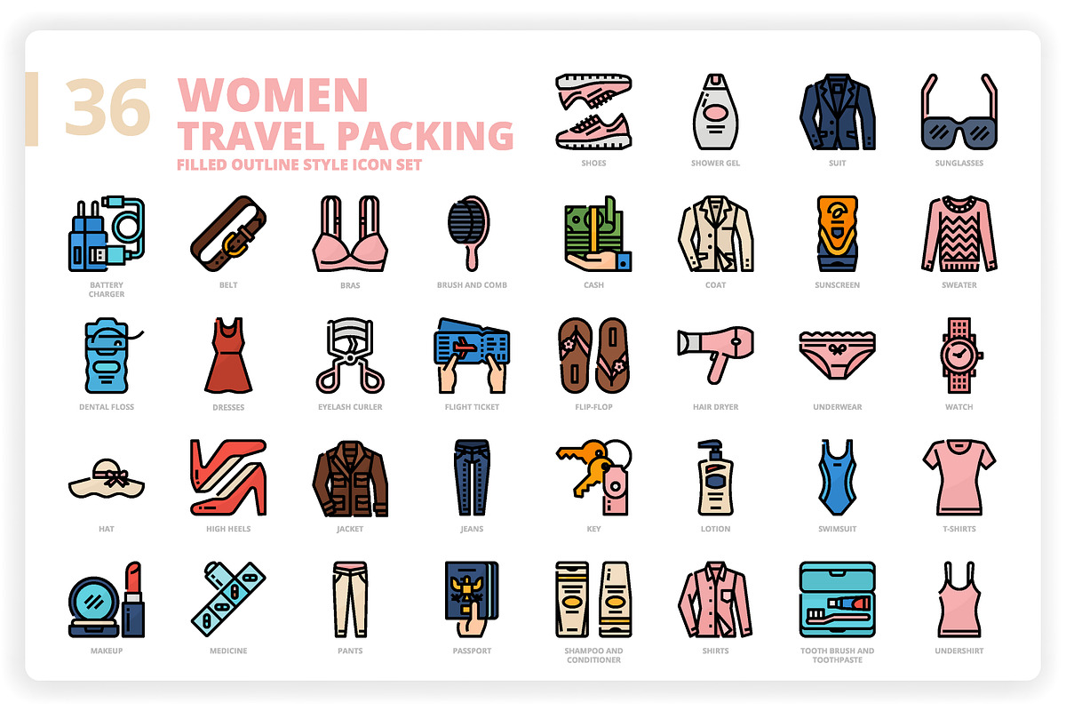 3,600 Icons x3 Styles, an Outline Icon by monkik (Photo 288 of 299)