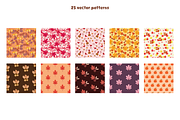 Fall Vector Seamless Patterns, a Pattern Graphic by Digitaliya (Thumbnail 3 of 10)