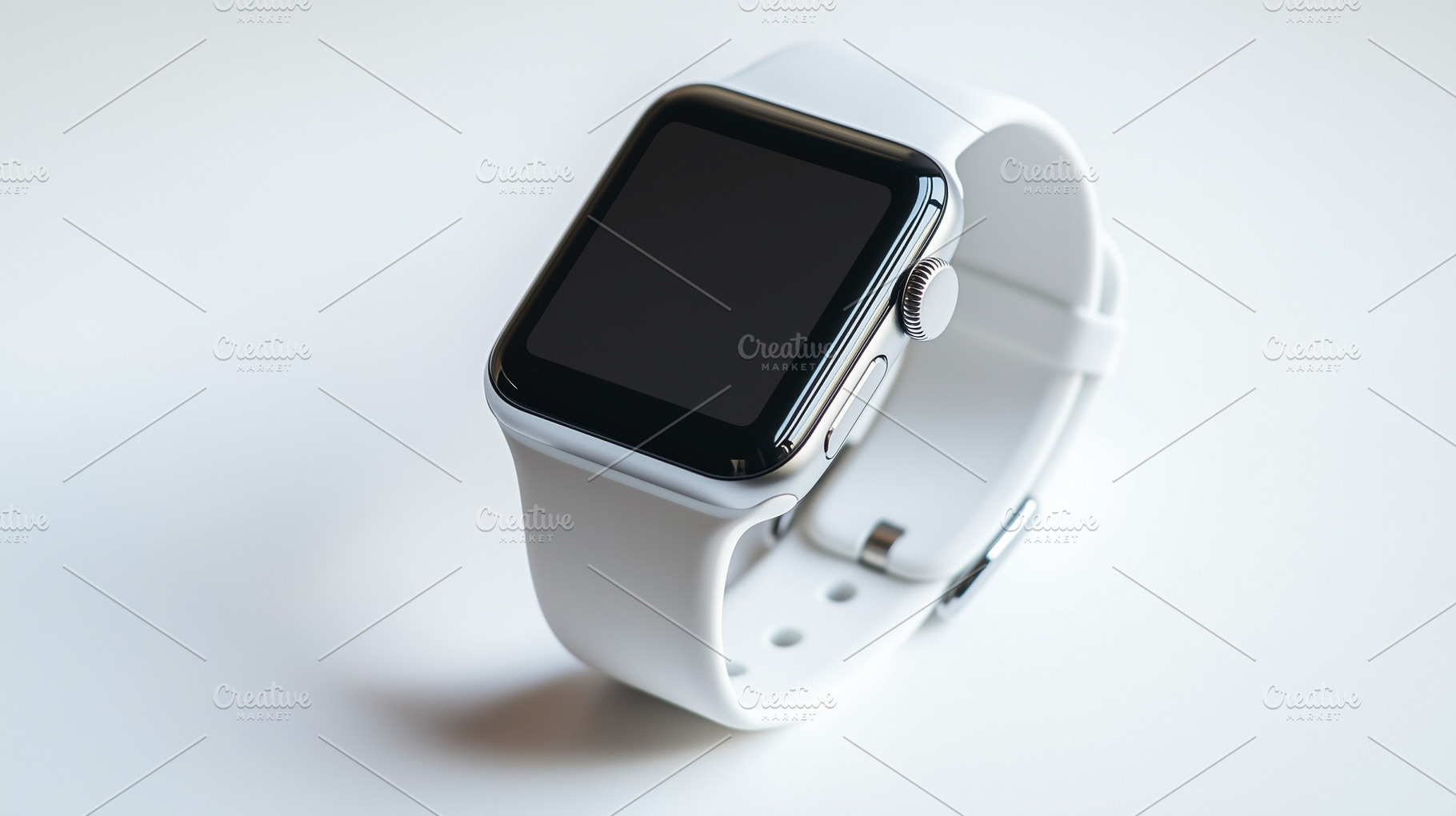 Smartwatch with blank screen mockup, a Technology Photo by MistyDay