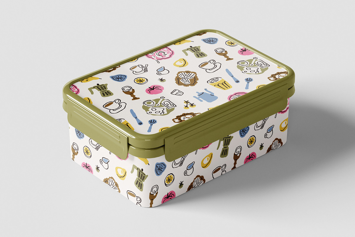 Breakfast food seamless patterns, a Pattern Graphic by Good Studio (Photo 9 of 13)