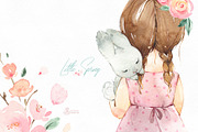 Little Spring. Cute Watercolor Set, an Illustration by OctopusArtis (Thumbnail 4 of 10)